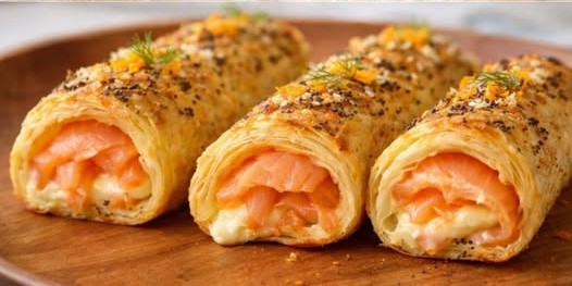 Omas köstliche Lachs-Frischkäse-Schnecken